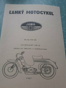JAWA 555 Návod k obsluze