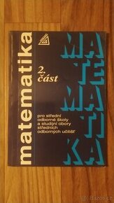 Učebnice Matematika 2. část