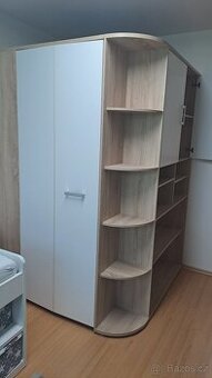 Studentský pokoj skříň +stůl+ postel