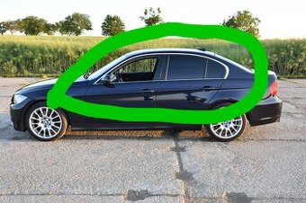 BMW E90 chrom lišty kolem dveří / akvárka