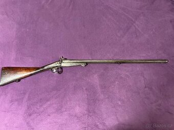 Historická Brokovnice Lefoš / Lefaucheux - Cal. 16