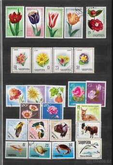 Poštovní známky Albánie - Flora a Fauna ZAMLUV.