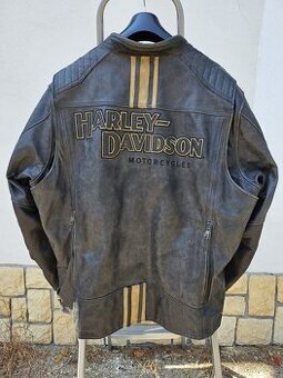 Kožená Harley Davidson bunda TRIPLE VENT 4XL
