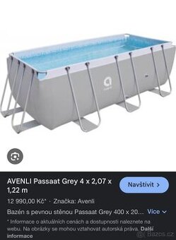 Avenli passat grey 400x207x122cm