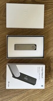 Hardwarová peněženka Ledger Nano X (Bitcoi,..)