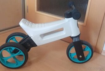 FUNNY WHEELS Rider SuperSport 2v1 bílo-tyrkysové