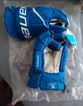 modré Hokejové rukavice Bauer Vapor Hyperlite sr .14