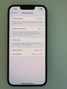 Novy Apple iPhone 16e 128GB Black
