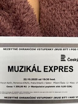 MUZIKÁL EXPRES 22.10.2025
