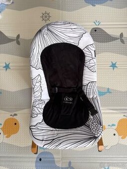 Kinderkraft houpátko - lehátko FINIO Black/White