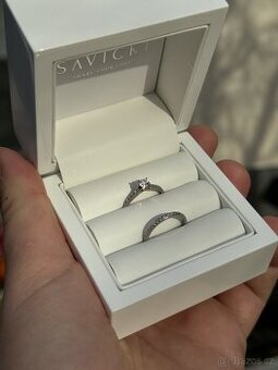 Prodám snubní a zásnubní prsteny