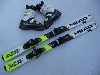 339. Detske lyže HEAD - 117cm + boty HEAD 37 eu SET