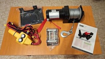 OFFROAD lanový auto naviják 12V (907kg)