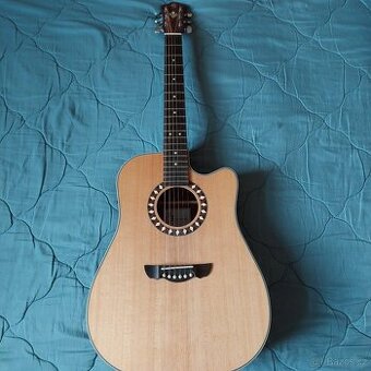 El.akustická kytara Harley Benton Custom Line + gigbag