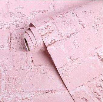 Tapeta vzor Růžová cihlová textura