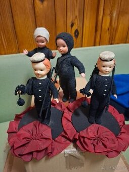 Starožitná celuloidová panenka kominíček