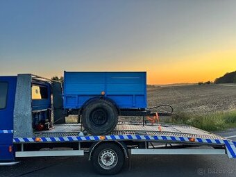 Vozík sklopný, vlečka, připvěs. Možnost dopravy