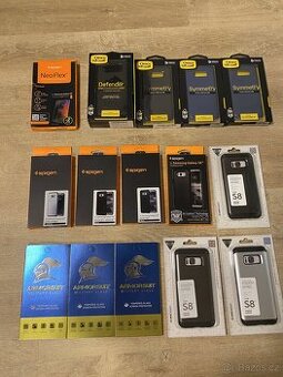 Ochranné pouzdro, fólie, sklo - Samsung Galaxy S8