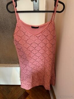 Lososové šaty na ramínka vel. L Mohito