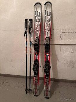 Dětské lyže + hůlky, 120cm