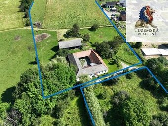 Diamant mezi pozemky se zemědělskou usedlostí, Kořenec u Bos