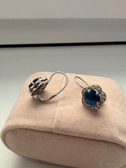 Zlaté briliantové náušnice 18K