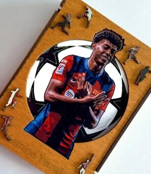 Dřevěné puzzle Lamine Yamal