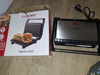 elektrický kontaktní gril Beper P101TOS003.