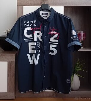 Camp David pánská košile vel. XL/XXL 100% bavlna