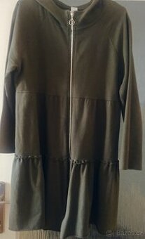 Šaty na zip s kapucí vel.L