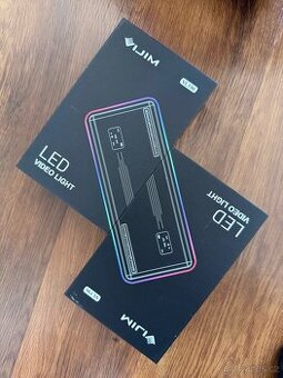 2x VIJIM VL196 LED video light + příslušenství