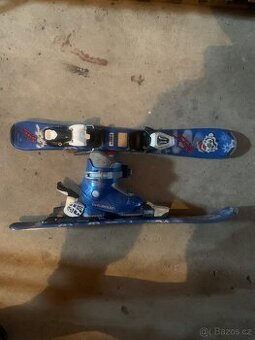 Dětské lýže dvě sady za 500