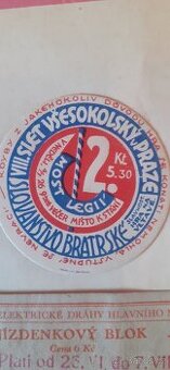 Slet sokolský  1926