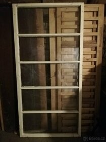Dřevěné okno 2x1m jednosklo - 1