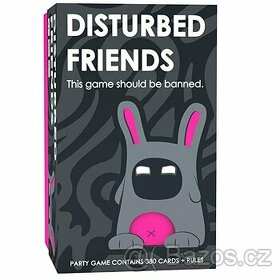 Prodám společenskou karetní hru Disturbed Friends - 1