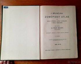Zeměpisný atlas J.Brunclíka  , vydáno 1925