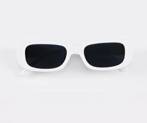 Sluneční brýle “hip-hop oval” bílé - 1