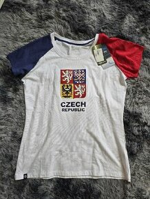 Dámské tričko L hokej Česká republika