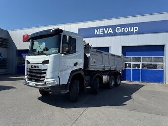 Prodám, nový DAF XFc 480ps FAD 8x4 S3 sklápěč MEILLER, závěs