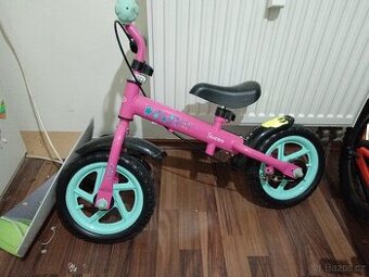Dětské odrážedlo Toucan – růžové, s plastovými koly