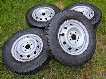 Kompletní letní ZÁTĚŽOVÁ ocelová kola - 215/70 R15 C - 5x118