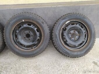 4 x Zimní pneu na ráfcích na Škoda, Vw, Seat 185/60 R14 82T