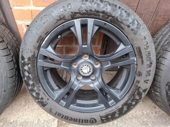 Letni alu Platin 5x112 7Jx16 ET44 + Conti 205%55R16