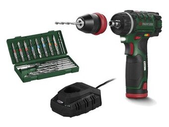 Prodám aku vrtací šroubovák PBSA 12 E4+baterie +nabíječka