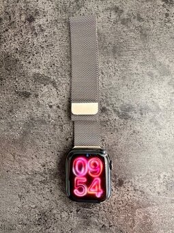 Apple Watch Series 8, 45 mm, nerezová ocel, Cellular (eSIM) - 1