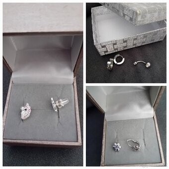 Dětské náušnice, dámské náušnice a piercing