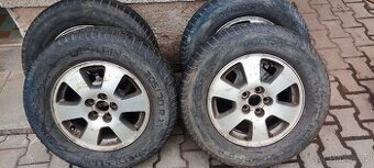 Alu kola Forester R15-celoroční pneu