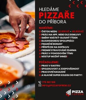 KUCHAŘ-PIZZAŘ S PRAXÍ, PŘÍBOR