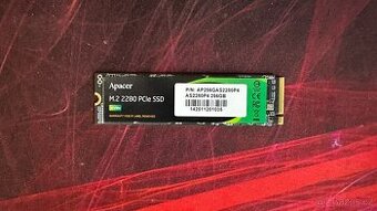 NVMe SSD Apacer AS2280P4 256GB - 3000/2000MB/s