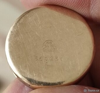 Zlaté Art-deco dámské hodinky ELWE _ 14K punc 585 👍👍👍